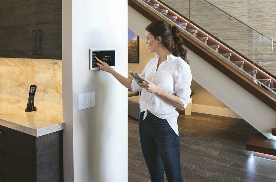 Home Automation touch panel with full control of home