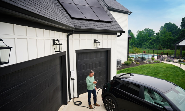 Savant Power Man charging electric car