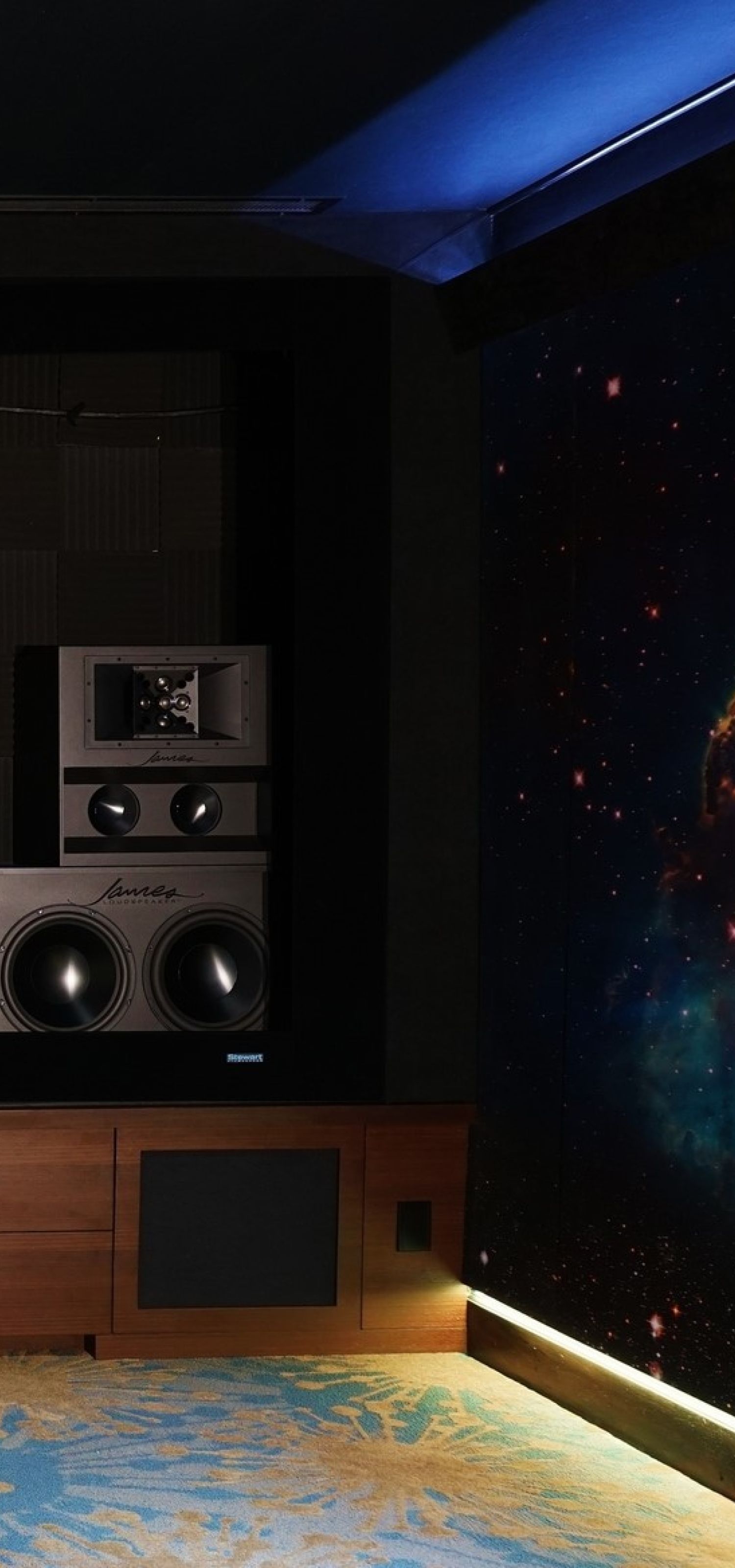 Custom surround sound system installation for a home theater in Malibu, CA