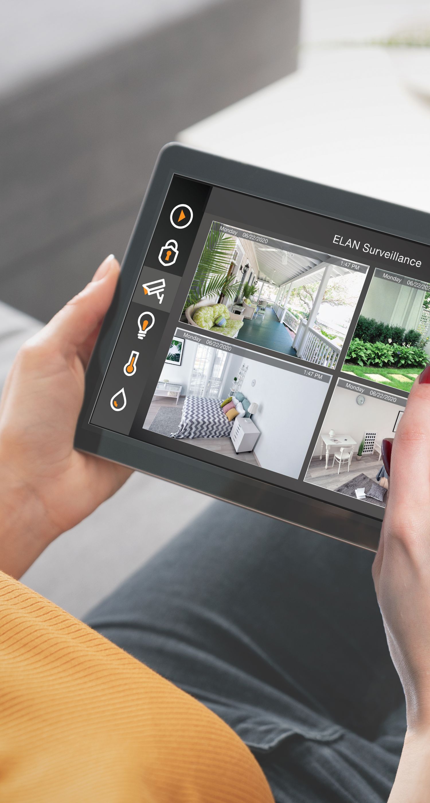 Smart security camera installation in Bel Air, CA with remote monitoring