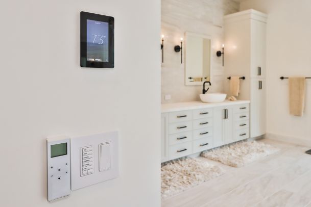 Lutron Lighting Control with Smart Thermostat