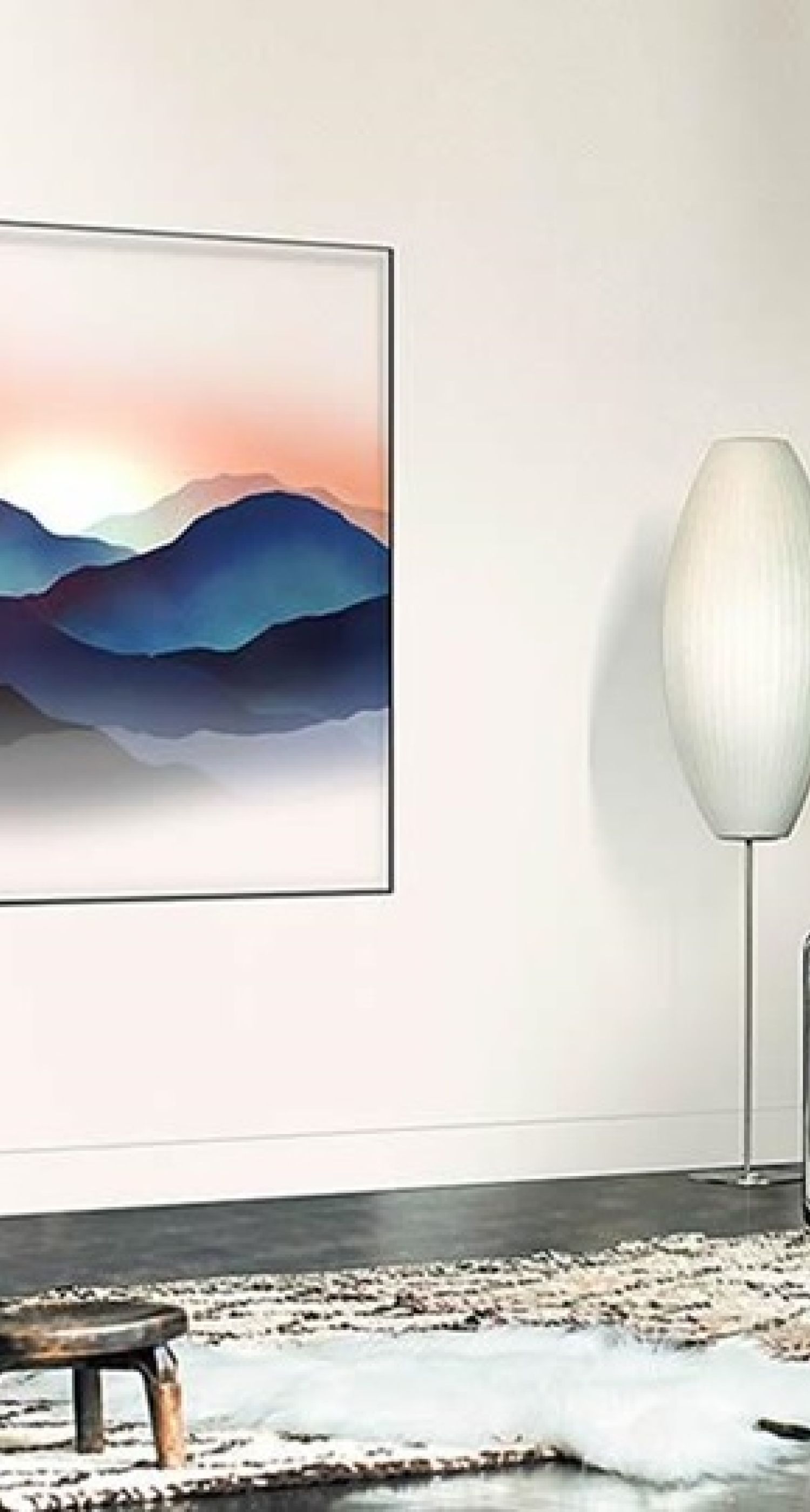 Blends your display seamlessly into your décor, often designed to look like artwork