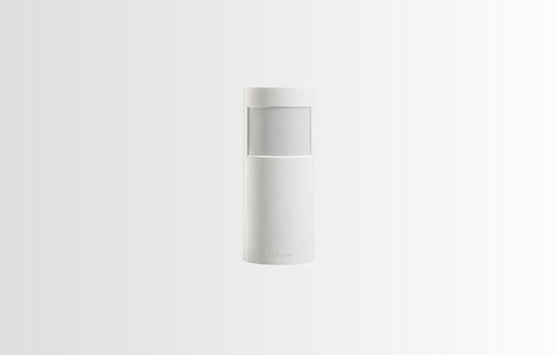 Lutron sensor device on a white background.